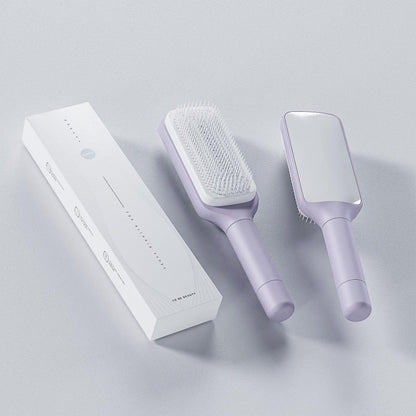 Automatic Self-Cleaning Rotating & Liftable Hair Comb for Smooth Detangling and Styling