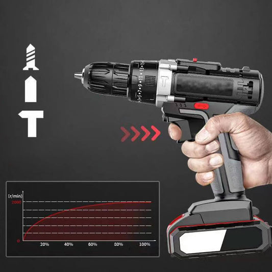 🎁Hot Sale+ilmainen toimitus ⏳Electric Household Lithium Impact Drill Kit