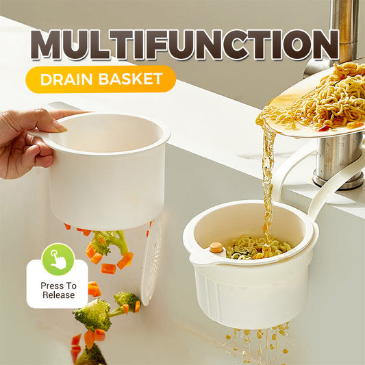 🎉Multifunctional Drainage Basket – Must-Have Kitchen Helper!