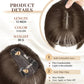 🔥2025 Hot Sale🔥Natural Hair Toppers with Bangs for Women