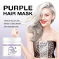 🔥Purple Keratin Hair Mask - Locks Color & Neutralizes Brass & Yellow Tones For Blonde Silver Gray Highlighted Hair