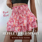 💕Lightweight Slimming Floral Ruffle Tiered Skirt✨