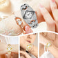 ✨🕰️Women's Retro Quartz Watch with Sparkling Rhinestones