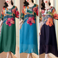 🔥Today 50% off🔥Women's Elegant Flowy Floral Print Plus Size Dress
