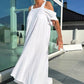 💃Summer New🔥Women's Cold Shoulder Casual Maxi Dress