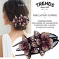 💐Rhinestone Double Flower Hair Clip