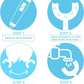 🔥More options for children🦷All Rounded Children U-Shape Toothbrush🎁