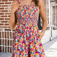 🌺Summer Hot Sale 50% OFF💐Women's Summer Square Neck Sleeveless Loose Casual Short Smocked Romper✨