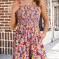 🌺Summer Hot Sale 50% OFF💐Women's Summer Square Neck Sleeveless Loose Casual Short Smocked Romper✨