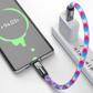 ⏰C to C 240W Charging Cable with Wearable Bracelet Design