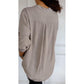 🌷Cotton V-neck Sequin Mid-sleeve Casual Top