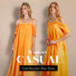 💃Summer New🔥Women's Cold Shoulder Casual Maxi Dress