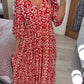 🔥Hot Sale - 44% OFF🔥Bohemian Casual Print V-neck Long Dress