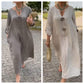 🎁Casual V-neck Cotton and Linen Dress