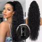 💜 NEW IN 💜Curly Wavy Frizzy Hair Extension with Ponytail