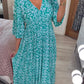 🔥Hot Sale - 44% OFF🔥Bohemian Casual Print V-neck Long Dress
