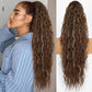 💜 NEW IN 💜Curly Wavy Frizzy Hair Extension with Ponytail