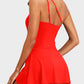 ⛱️ One Shoulder Skirted One Piece Swimsuit