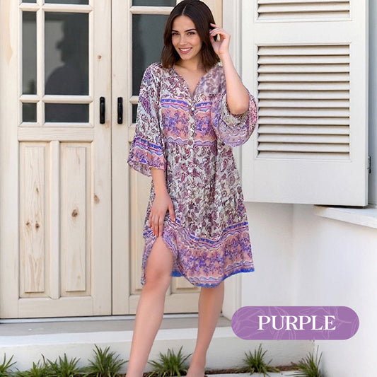 ✨Women Floral V-Neck Dress