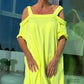 💃Summer New🔥Women's Cold Shoulder Casual Maxi Dress