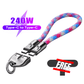 ⏰C to C 240W Charging Cable with Wearable Bracelet Design