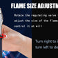 🔥Metal Large Fire Windproof Pink Flame Lighter