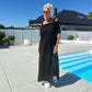 💃Summer New🔥Women's Cold Shoulder Casual Maxi Dress