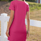 🔥Hot Sale👗Women's Casual Square Neck Pocket Short Sleeve Dress with Pockets💕