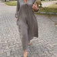 🎁Casual V-neck Cotton and Linen Dress