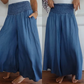 💖Bohemia💖Women's high-waisted wide-legged jeans with pockets