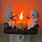 🎃Flashing night light 3D Ghost campfire