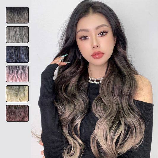 🌈Hot Sale 49% OFF 💟Gradient Color Curly Wig Piece