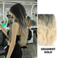 🌈Hot Sale 49% OFF 💟Gradient Color Curly Wig Piece