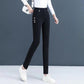 Hieno lahja! Elastinen Lämmin Plush Skinny farkut naisille