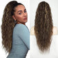 💜 NEW IN 💜Curly Wavy Frizzy Hair Extension with Ponytail