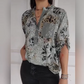 🔥HOT SALE 40% OFF🔥Women's Casual Half Button Printed Shirt