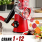 Multifunctional Manual Rotary Grater & Chopper
