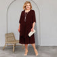 💃Plus Size Layered Midi Dress🔥