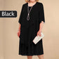 💃Plus Size Layered Midi Dress🔥
