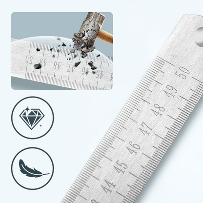 🔥Half price for the second one🔥Multifunctional Portable Self-Defense Stainless Steel Ruler