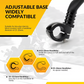 🚲360° Rotatable Adjustable Bicycle Rearview Mirror