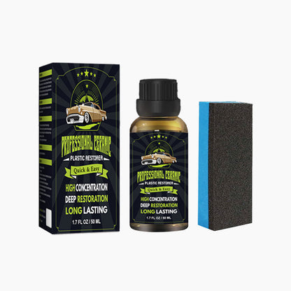 🚗✨Car Plastic Revival Kit! Restore & Shine with Protective Coating💎