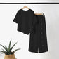 ⏳Time-limited Special⏰Women's Irregular Hem Top & Wide Leg Pants (2 Piece Set)