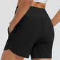 🌞Summer Hot Sale 50% OFF🩳Women's 5" Swim Board Shorts High Waisted Quick Dry Swimsuit Swimming Bottoms