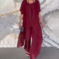 💖Women's Irregular Top & Loose Pants Set