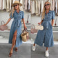 ⏳Time-limited Special⏰Women's Denim Button-Down Shirt Dress👗