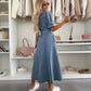 ⏳Time-limited Special⏰Women's Denim Button-Down Shirt Dress👗