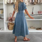 ⏳Time-limited Special⏰Women's Denim Button-Down Shirt Dress👗