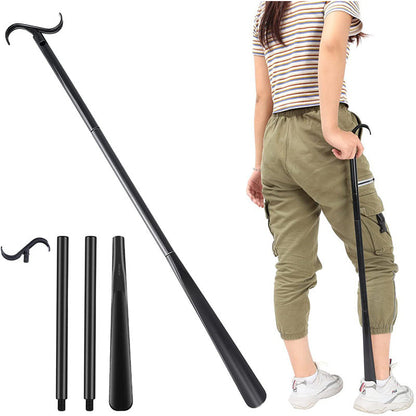 🔥Hot Sale🔥Adjustable Long Shoe Horn with Sock Remover for Seniors