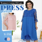 🌸Summer Hot Sale 40%OFF🌸Women's Loose Fit Lace Midi Dress